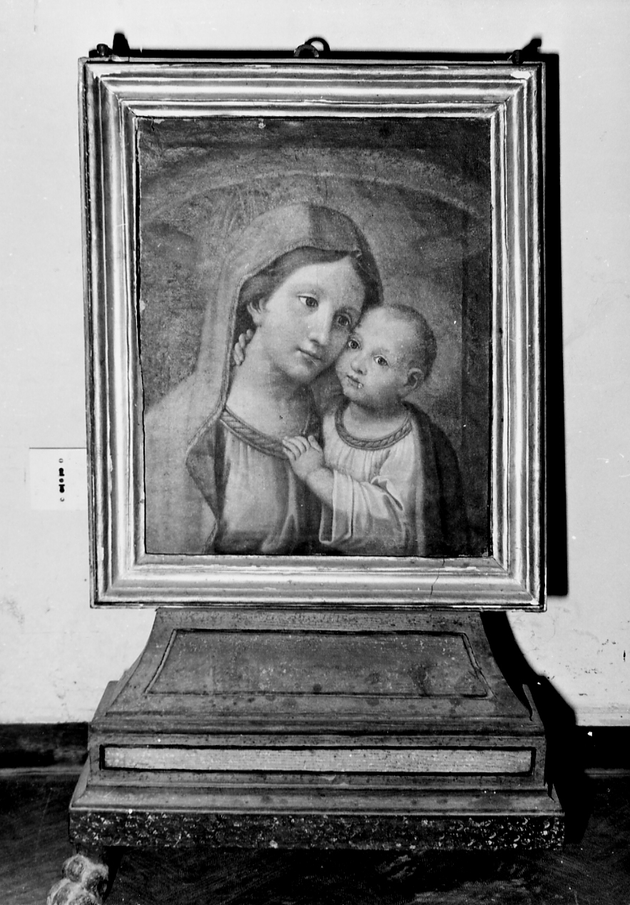 MADONNA CON BAMBINO (dipinto) - ambito Italia centrale (sec. XIX)