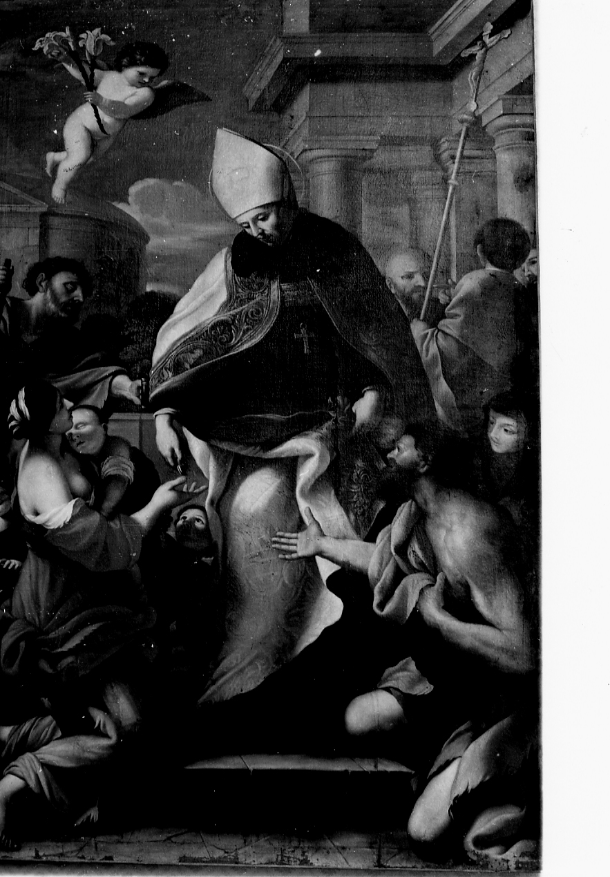 SAN TOMMASO DA VILLANOVA (dipinto) - ambito Italia centrale (seconda metà sec. XVII)