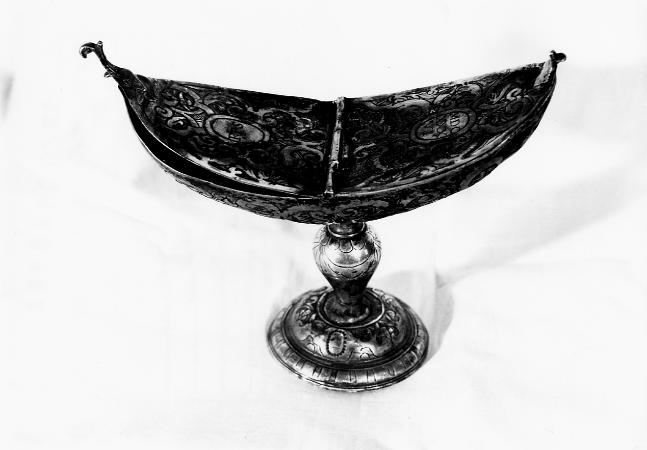 navicella portaincenso - ambito Italia centrale (sec. XVII)