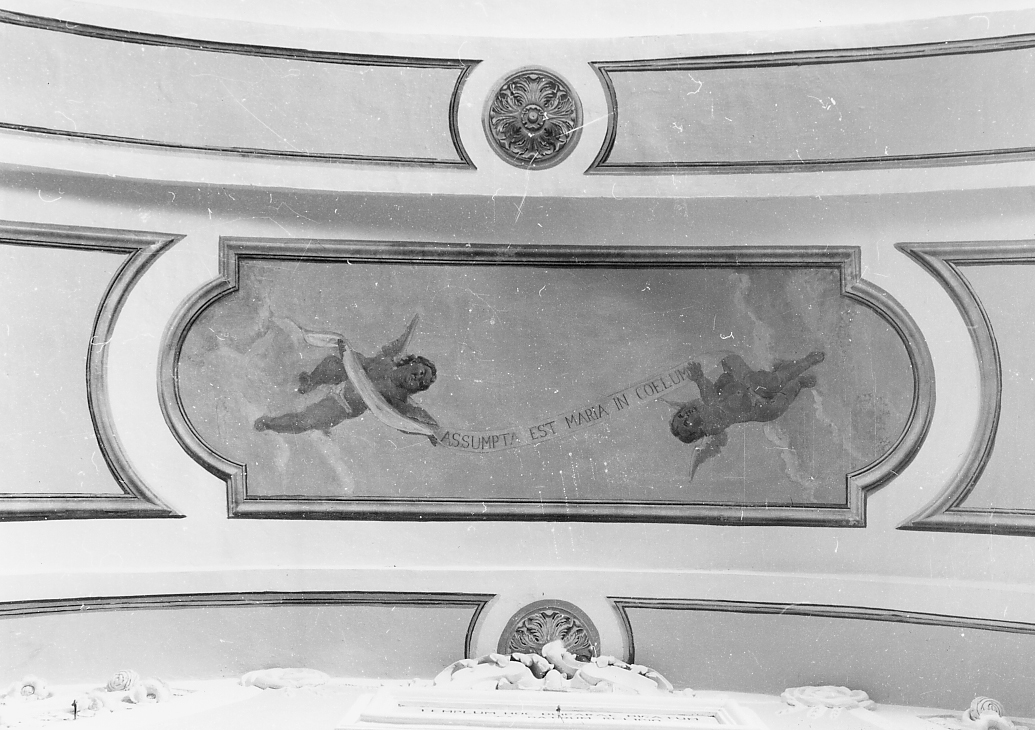 ANGIOLETTI REGGICARTIGLIO (dipinto, opera isolata) - ambito Italia centrale (inizio sec. XX)