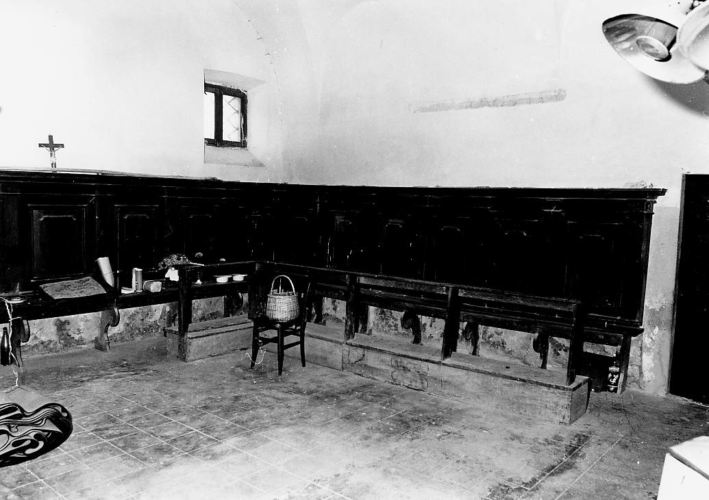 stalli del coro, serie - ambito Italia centrale (sec. XVIII)