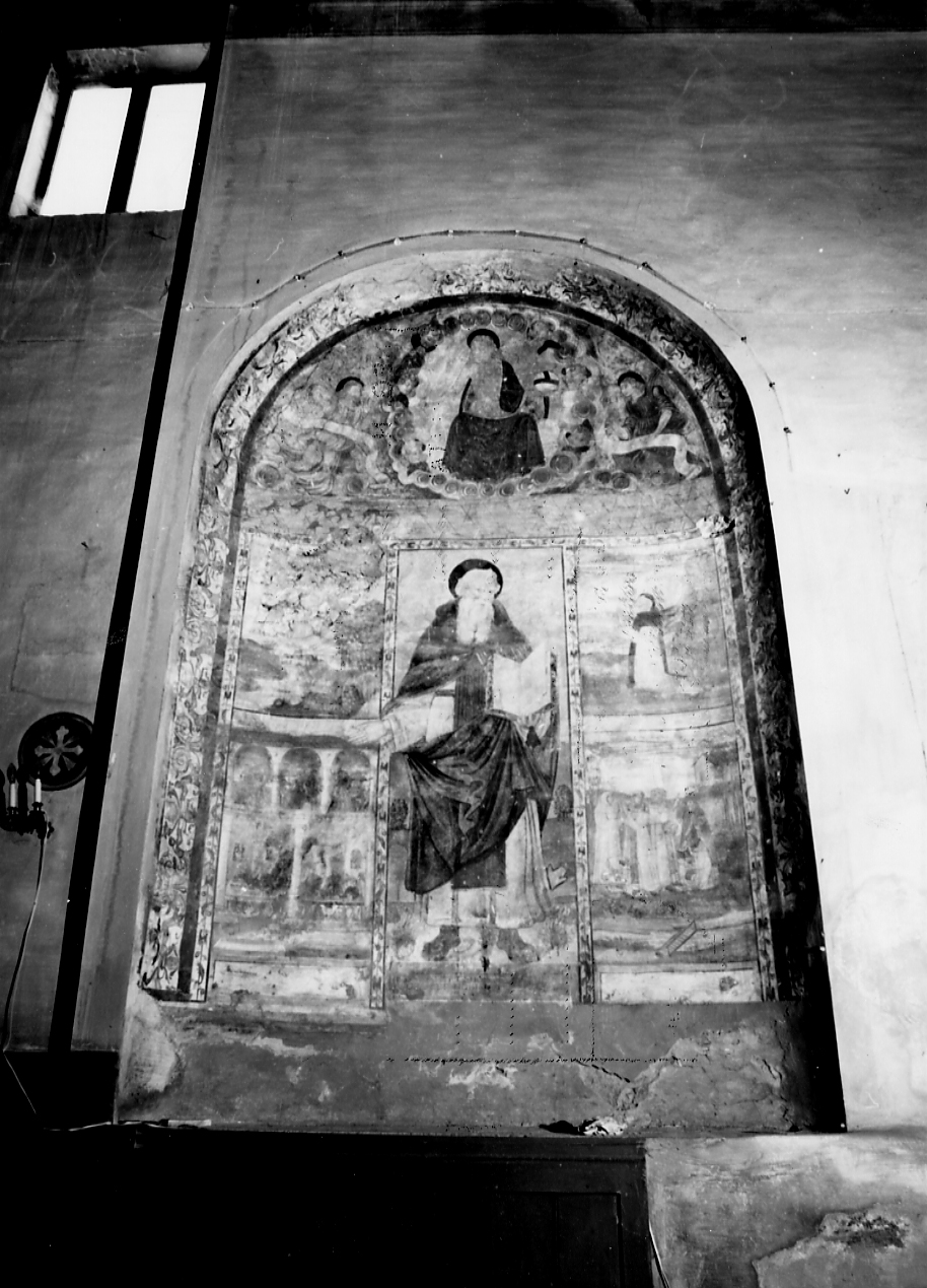 EPISODI DELLA VITA DI SANT'ANTONIO ABATE (dipinto, opera isolata) - ambito Italia centrale (sec. XVI)