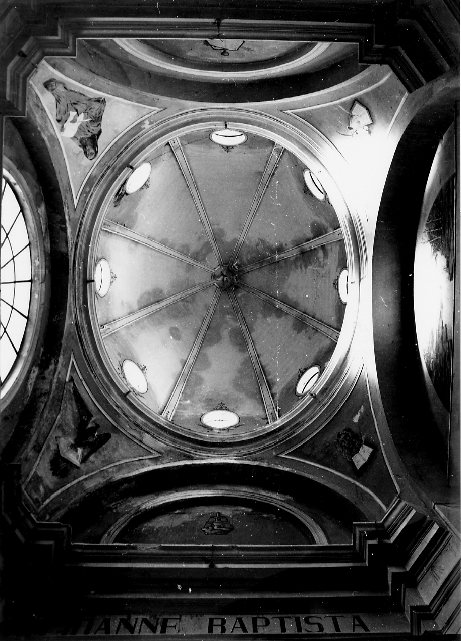 SIMBOLI DEI QUATTRO EVANGELISTI (dipinto, ciclo) - ambito Italia centrale (sec. XVIII)