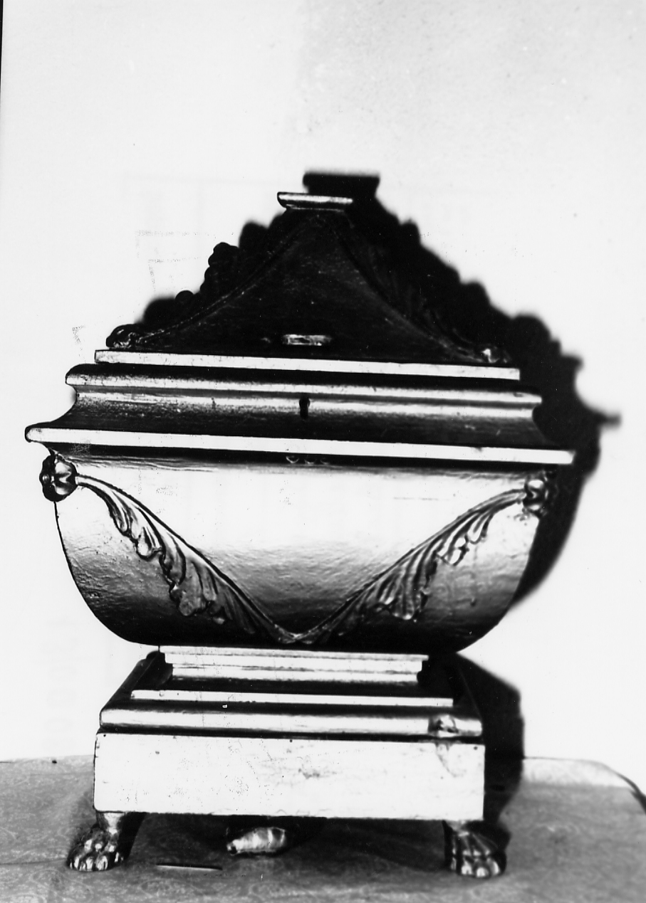 cassetta per elemosine, opera isolata - ambito Italia centrale (seconda metà sec. XIX)