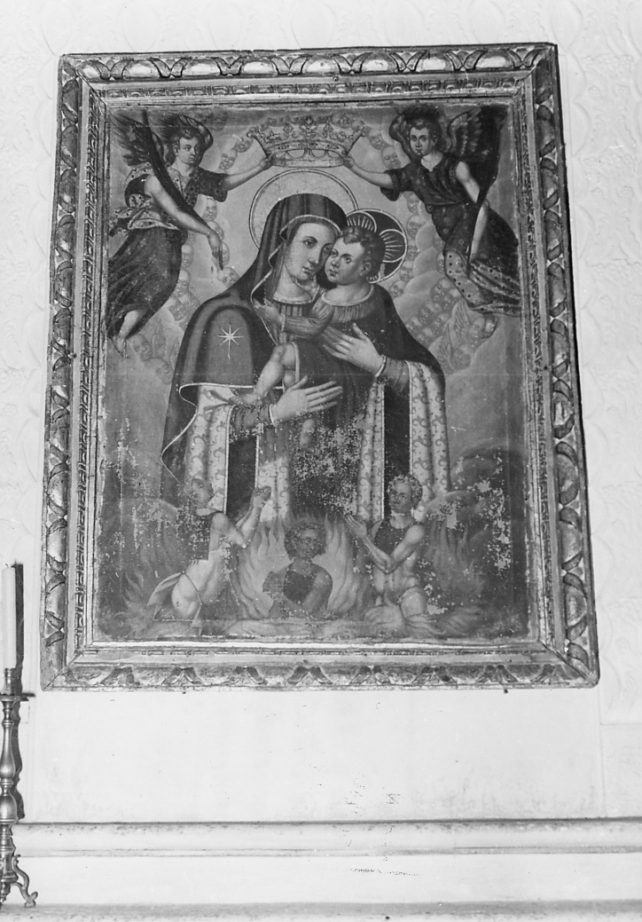 MADONNA DEL SOCCORSO (dipinto) - ambito Italia centrale (sec. XIX)