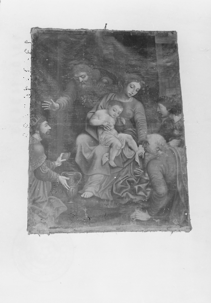 ADORAZIONE DEI MAGI (dipinto) - ambito Italia centrale (sec. XVIII)