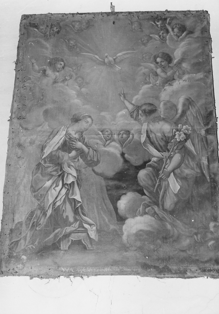 ANNUNCIAZIONE (dipinto) - ambito Italia centrale (seconda metà sec. XVII)