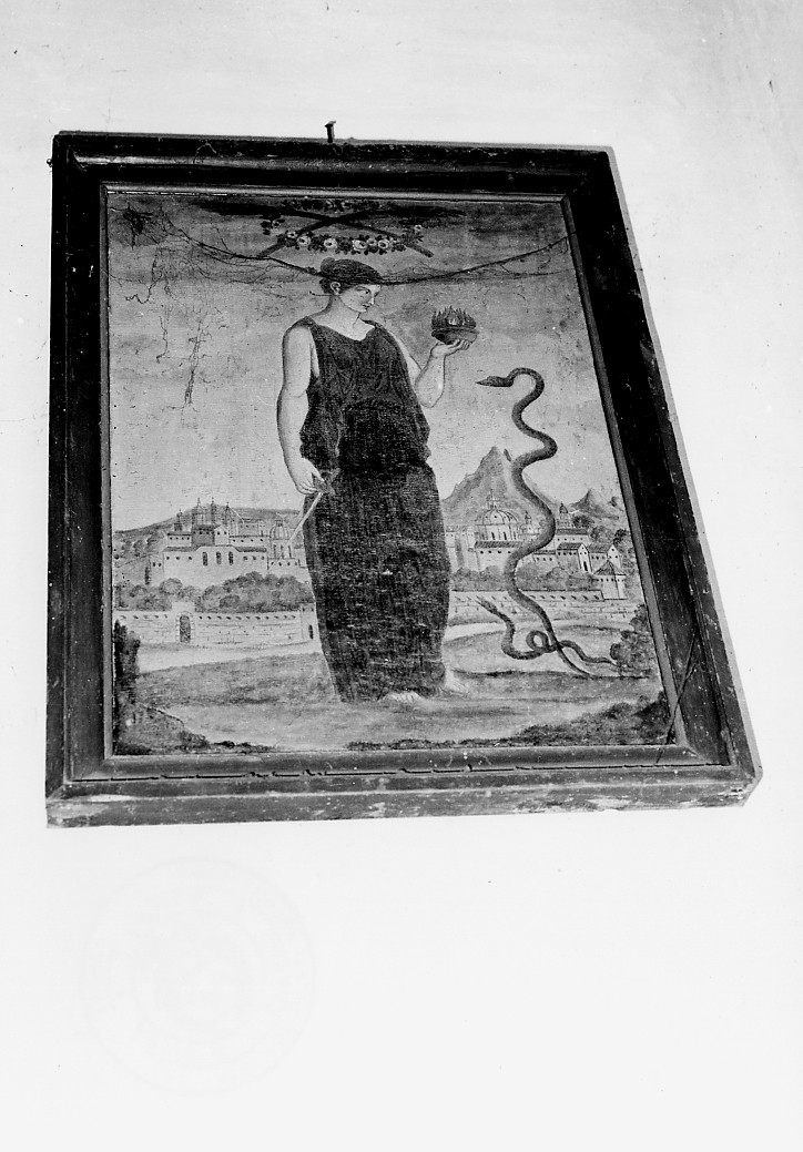 SANTA VERDIANA (dipinto) - ambito Italia centrale (sec. XIX)