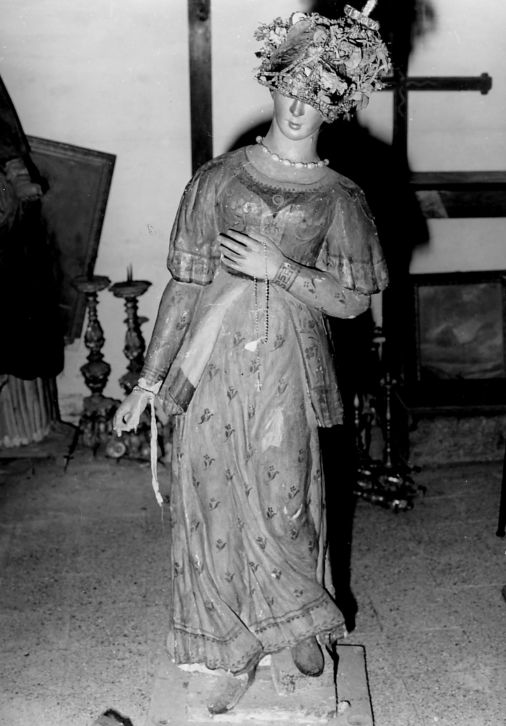 SANTA VITTORIA (statua) - ambito Italia centrale (sec. XIX)