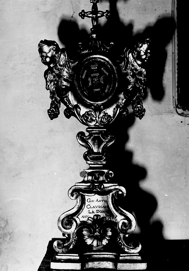 reliquiario - a ostensorio - ambito Italia centrale (sec. XVIII)