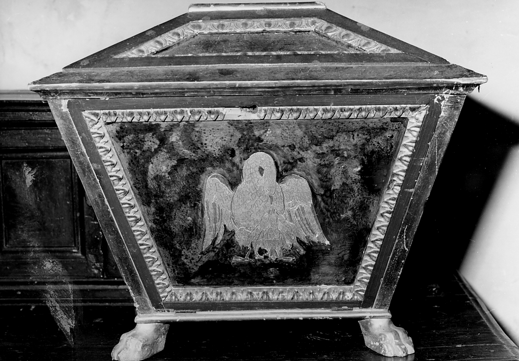 teca - ambito Italia centrale (prima metà sec. XX)