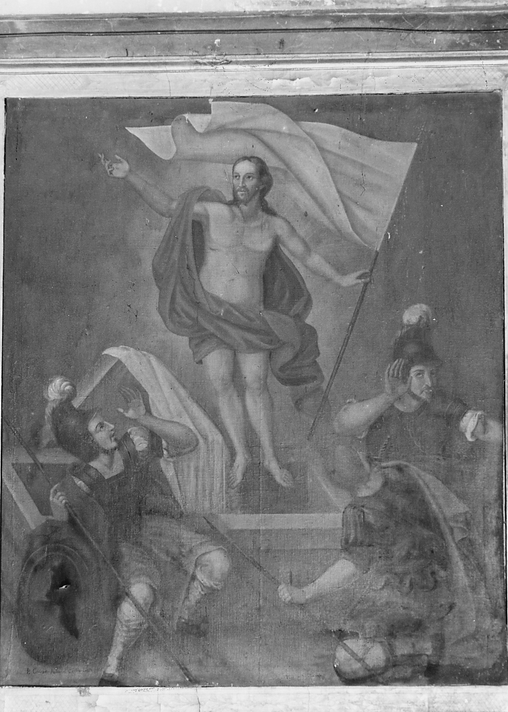 RESURREZIONE DI CRISTO (dipinto, opera isolata) - ambito Italia centrale (sec. XIX)