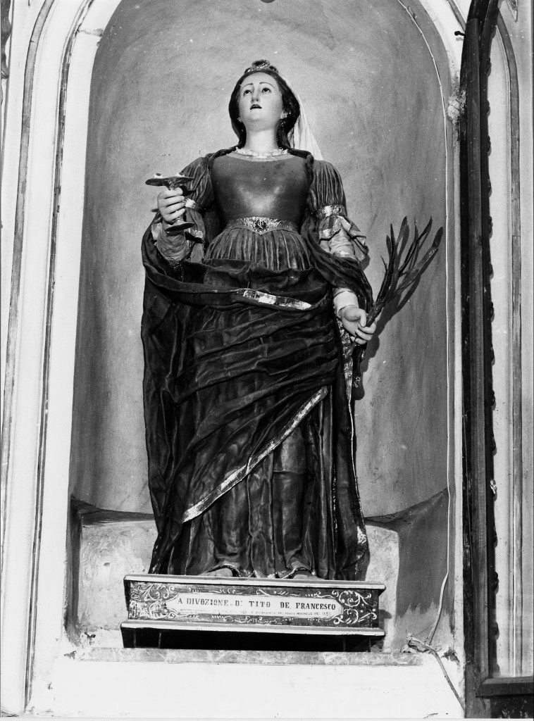 Santa Lucia (statua) di Falcucci Giacomo (attribuito) (sec. XIX)