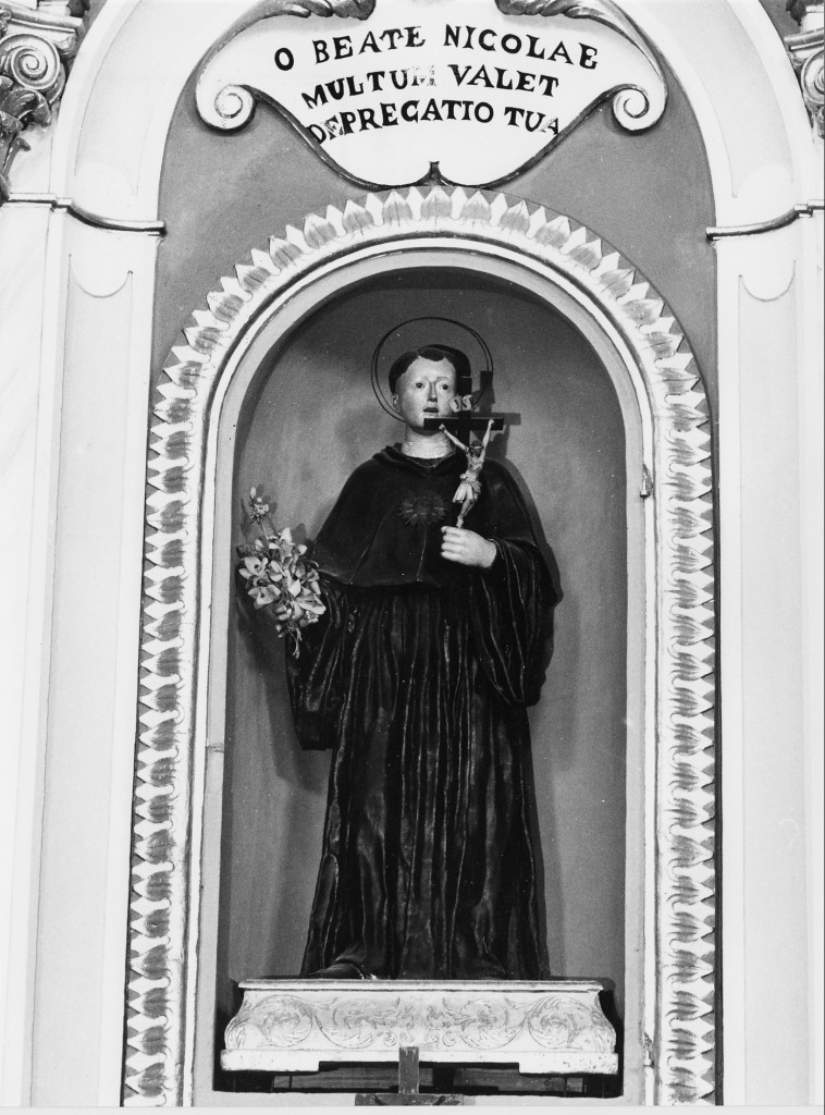 San Nicola da Tolentino (statua) - ambito Italia centrale (sec. XIX)