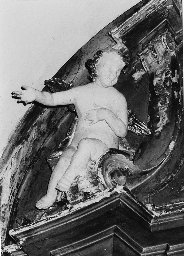 angelo (scultura, coppia) di Capitani S (attribuito) (sec. XVIII)