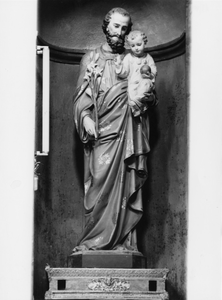 San Giuseppe col Bambino (statua) - ambito Italia centrale (sec. XIX)