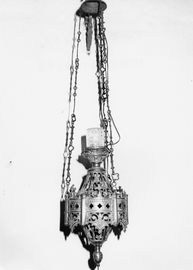 lampada - a muro - ambito Italia centrale (fine sec. XIX)