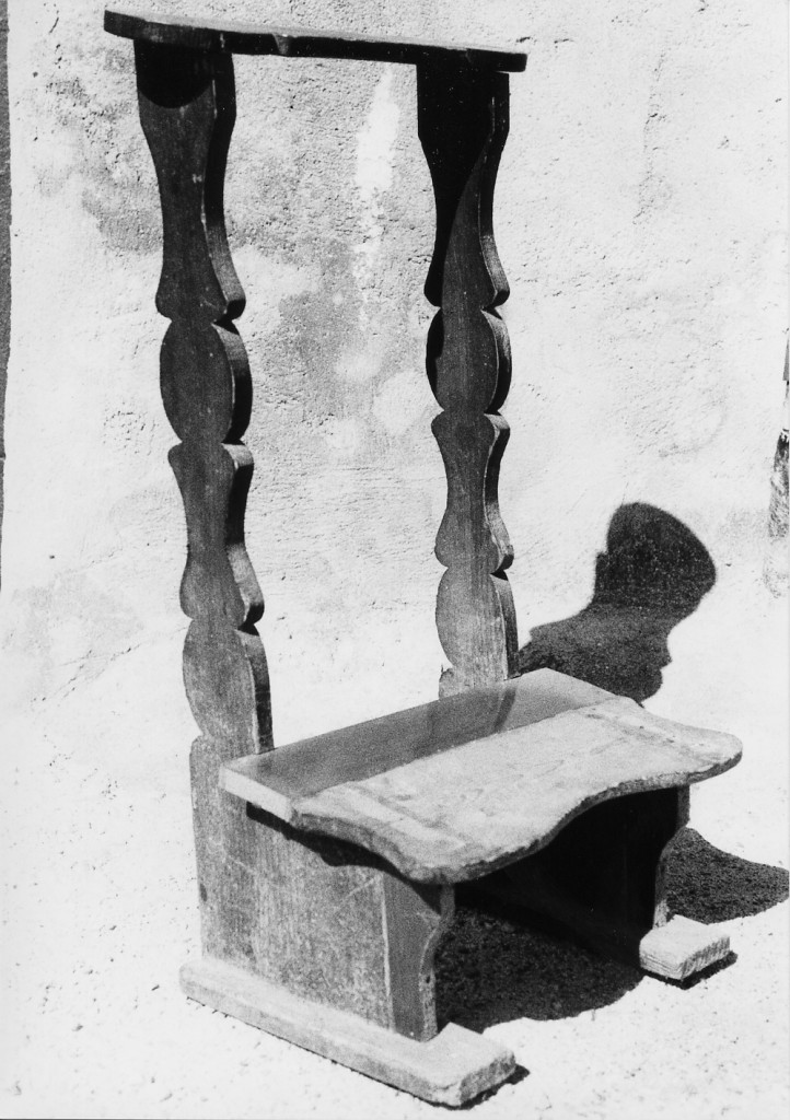 inginocchiatoio - ambito Italia centrale (fine/inizio secc. XIX/ XX)