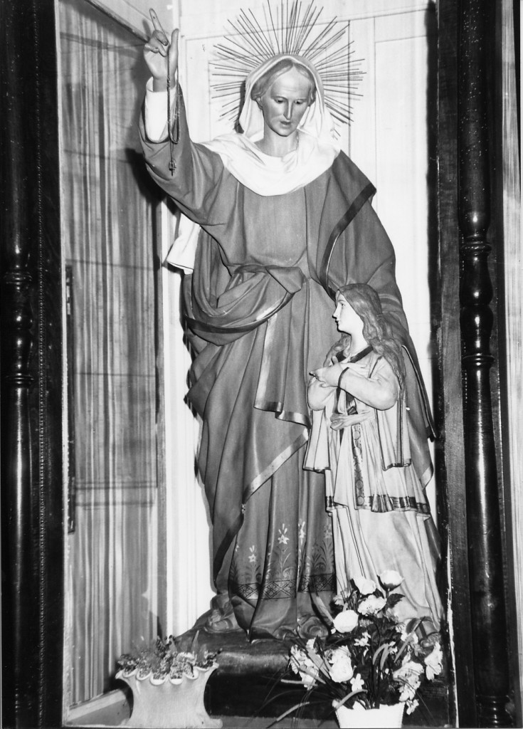 Sant'Anna e la Vergine Maria fanciulla (statua) - ambito Italia centrale (fine/inizio secc. XIX/ XX)