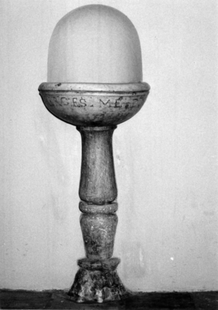 acquasantiera da parete - produzione abruzzese (prima metà sec. XVIII)