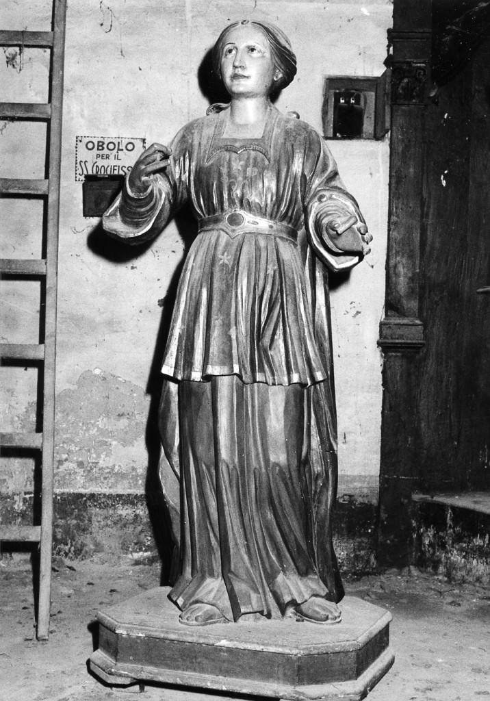 Santa (statua) - ambito campano (inizio sec. XVII)