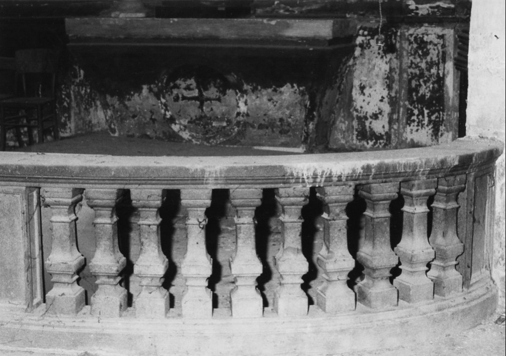 balaustrata - produzione abruzzese (sec. XIX)