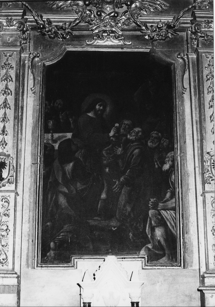comunione degli apostoli (dipinto) - ambito Italia settentrionale (sec. XVII)