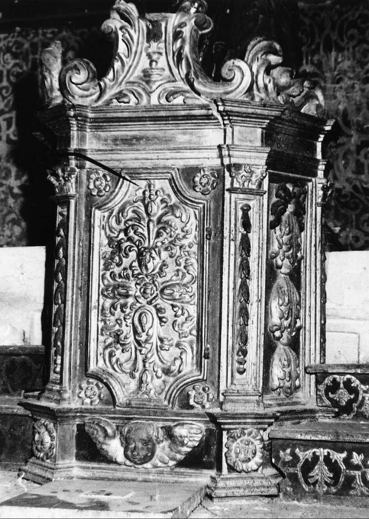 tabernacolo - a tempietto - ambito Italia centrale (sec. XVII)