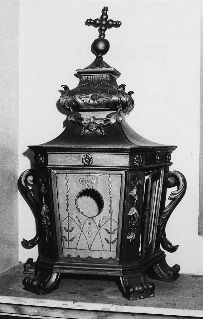 tabernacolo - a tempietto - ambito Italia centrale (sec. XIX)