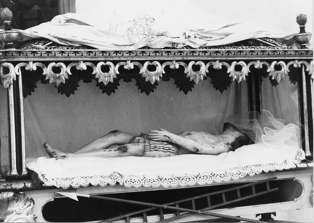 Cristo morto (statua) - ambito Italia centrale (sec. XIX)