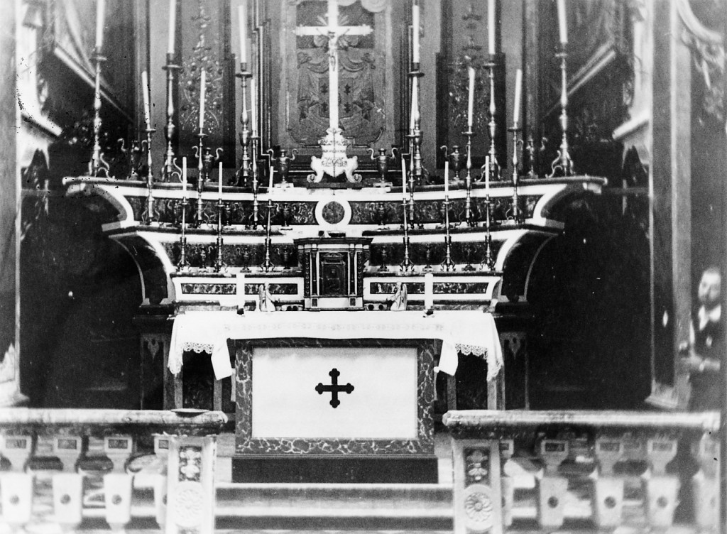 altare maggiore - ambito Italia centrale (sec. XVII)