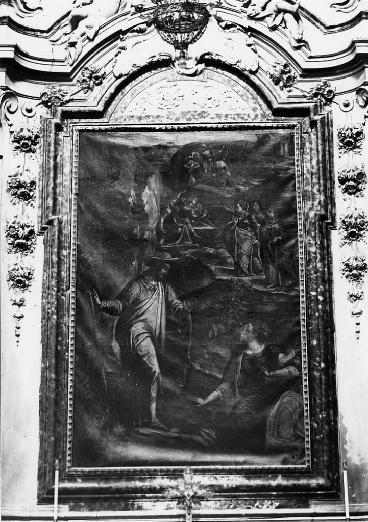 apparizione di Cristo risorto a Santa Maria Maddalena (dipinto) - ambito Italia centrale (sec. XVII)