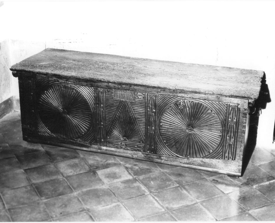 cassapanca - ambito abruzzese (sec. XIX)