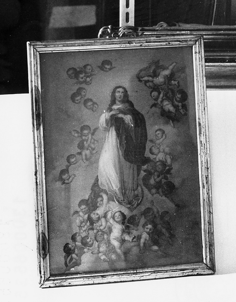 Madonna Assunta con angeli (litografia) - ambito Italia centrale (seconda metà sec. XIX)