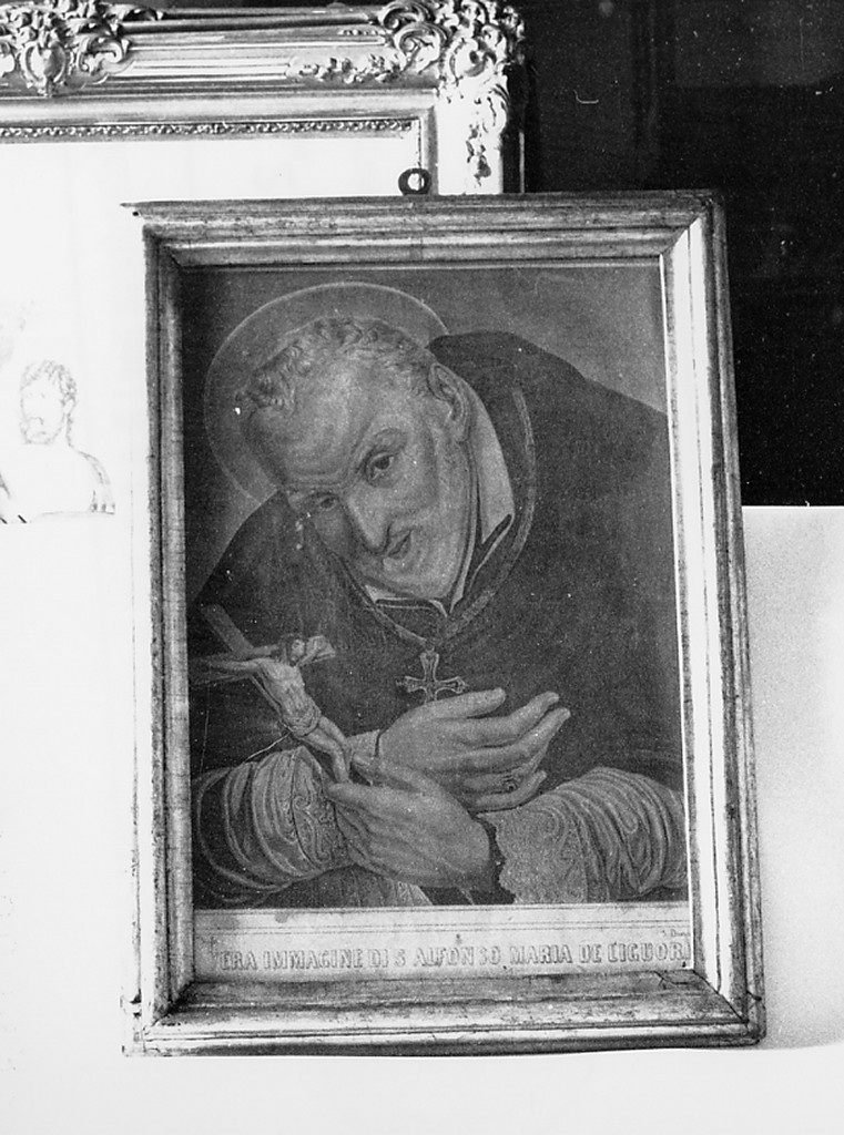 Sant'Alfonso Maria de' Liguori (litografia) - ambito Italia centrale (seconda metà sec. XIX)