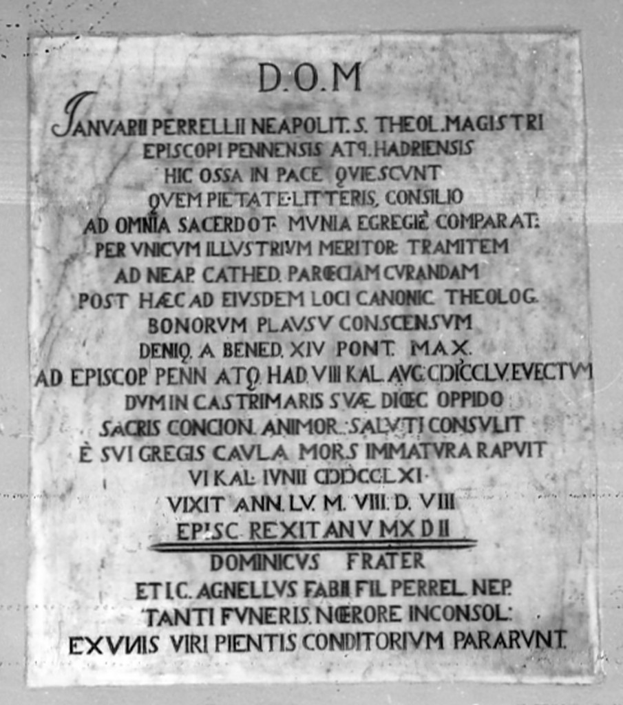 lastra tombale - ambito Italia centrale (sec. XVIII)