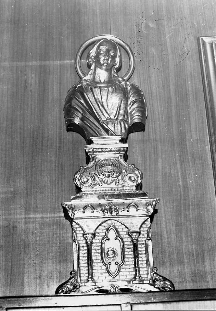 reliquiario - a statua, serie - ambito Italia centrale (sec. XIX)