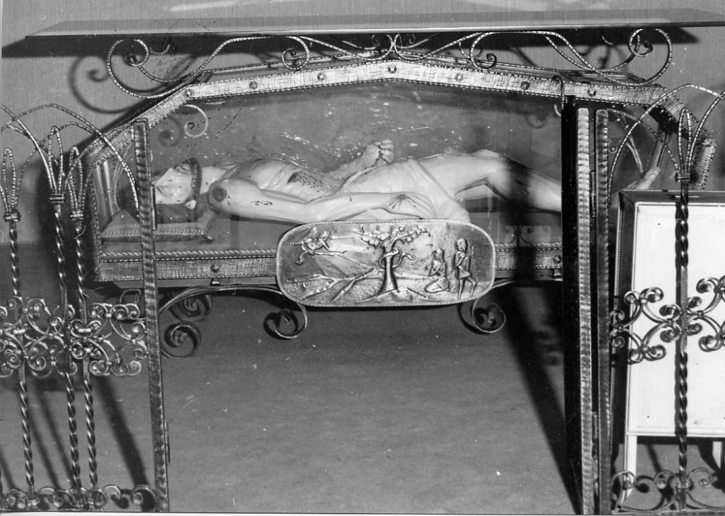 Cristo morto (statua) - ambito Italia centrale (inizio sec. XX)