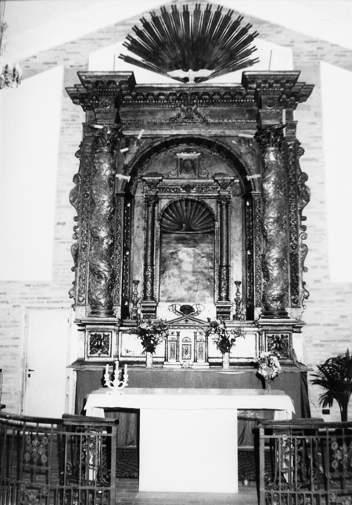 altare maggiore - ambito abruzzese (prima metà sec. XVII)