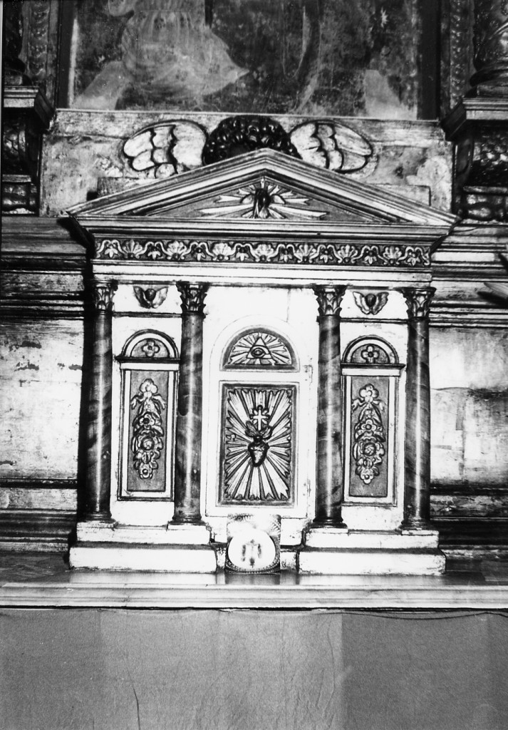 tabernacolo - a tempietto - ambito abruzzese (prima metà sec. XVII)