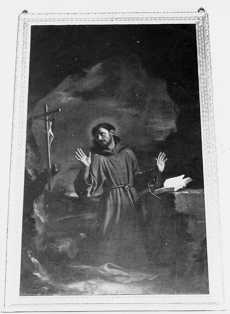 San Francesco (dipinto) di Barbieri Giovan Francesco detto Guercino (attribuito) (fine/inizio secc. XVI/ XVII)