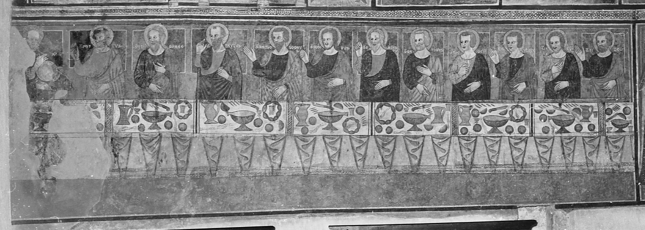 ultima cena, ultima cena (dipinto, opera isolata) - ambito Italia centrale (sec. XIII)