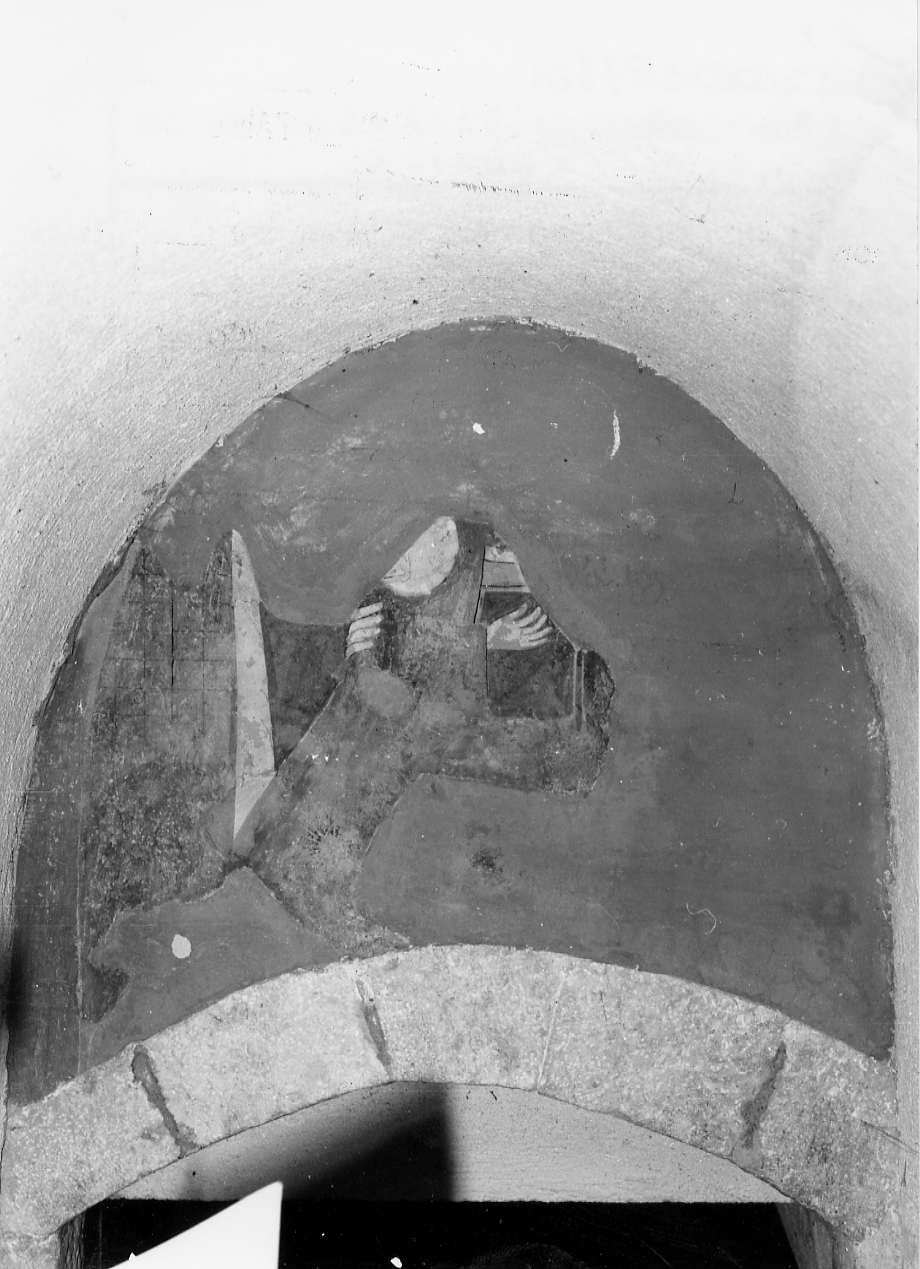 dipinto, frammento - ambito abruzzese (sec. XIV)