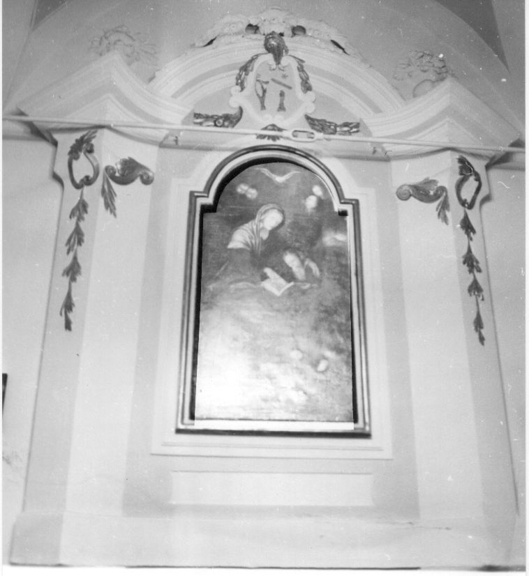 alzata, serie - bottega abruzzese (sec. XIX)