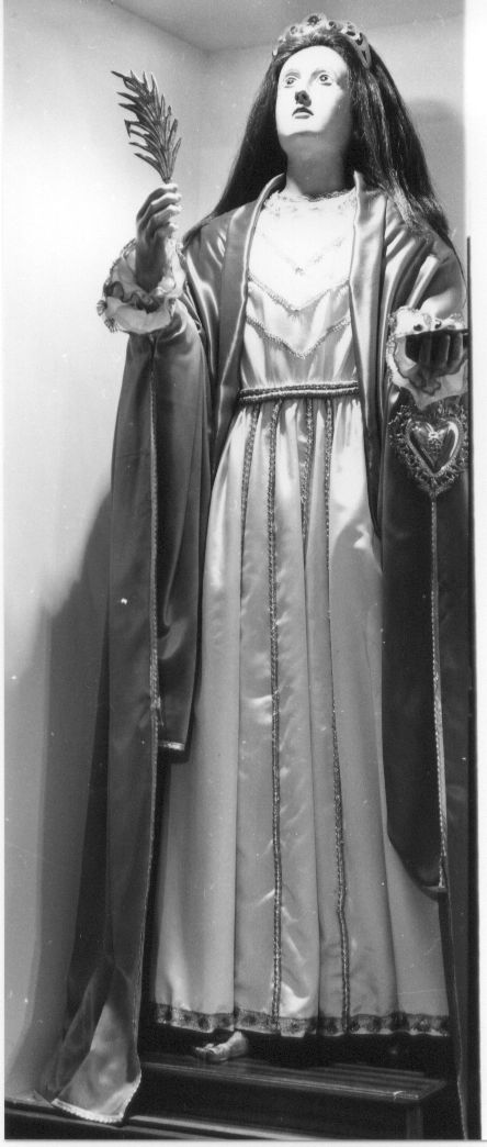 Santa Lucia (manichino, opera isolata) - bottega abruzzese (sec. XX)