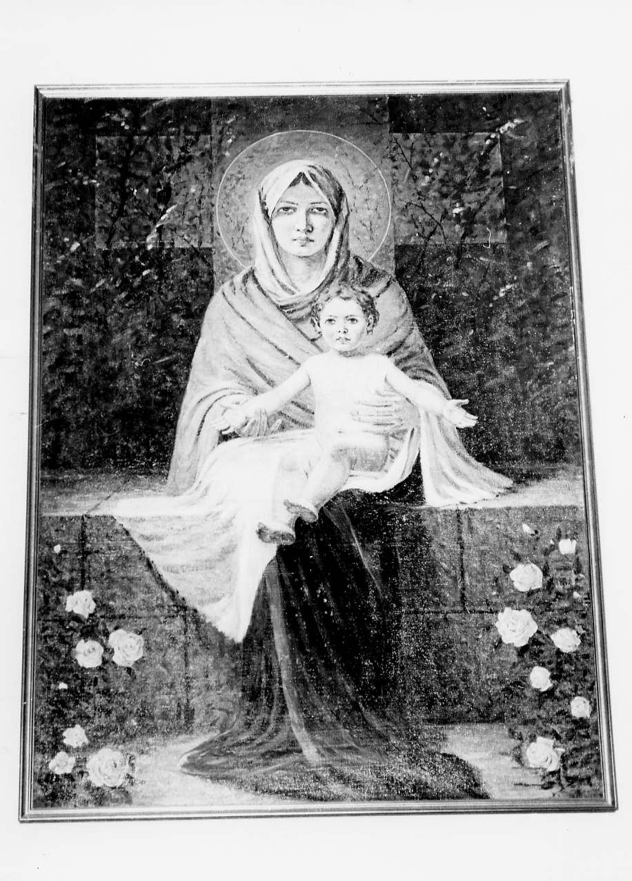 Madonna con Bambino (dipinto, opera isolata) - ambito abruzzese (sec. XIX)