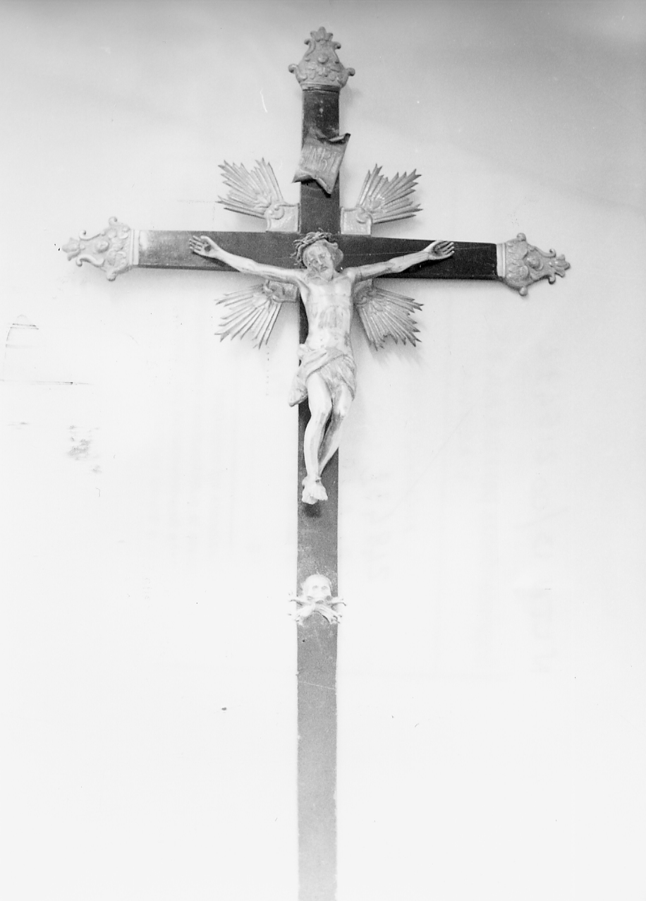 croce processionale, opera isolata - bottega abruzzese (sec. XIX)