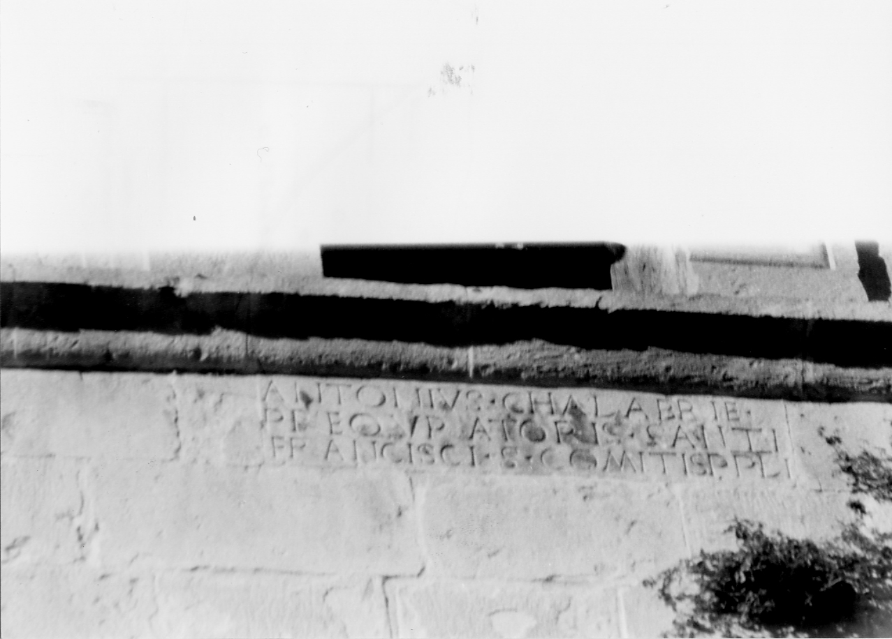 lapide documentaria, opera isolata - bottega abruzzese (sec. XV)