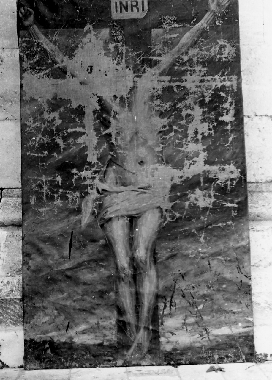 Cristo crocifisso (dipinto, opera isolata) - ambito abruzzese (sec. XIX)