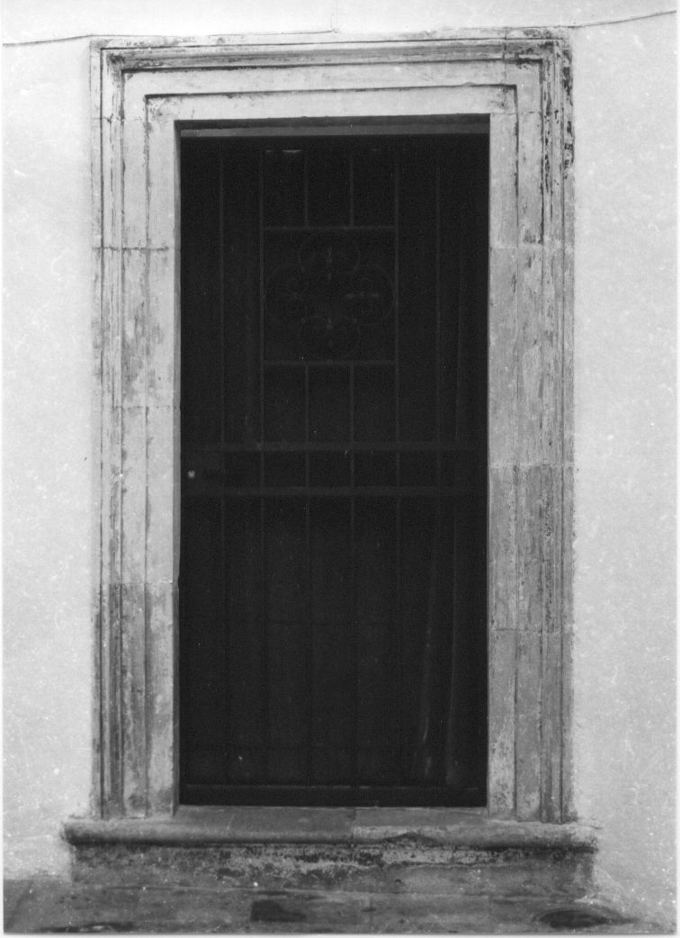 mostra di porta, serie - bottega abruzzese (ultimo quarto sec. XVIII)